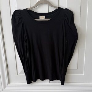 Nation LTD Black Long Sleeve Top